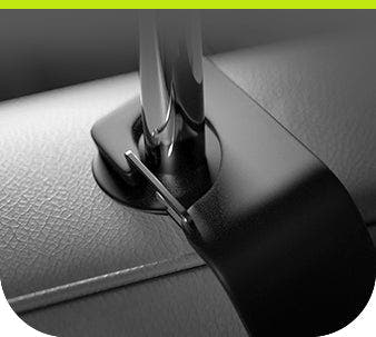 Patentli | Gevşemeyen Otomatik Ayarlı Araç Koltuk Arkası Askı Aparatı 2 ADET